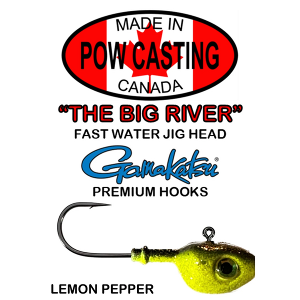 pow casting Big River Jig Head 1/2oz
