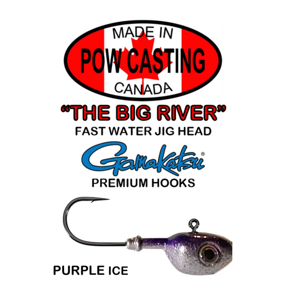 pow casting Big River Jig Head 1/2oz