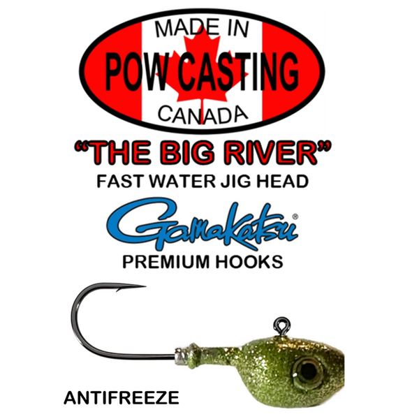 pow casting Big River Jig Head 3/4oz