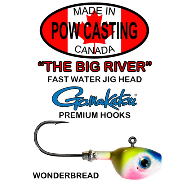 pow casting Big River Jig Head 3/4oz