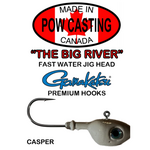pow casting Big River Jig Head 7/8oz