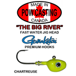 pow casting Big River Jig Head 7/8oz