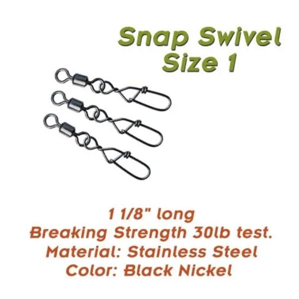 Torpedo Snap Swivel 10 pk