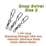 Torpedo Snap Swivel 10 pk