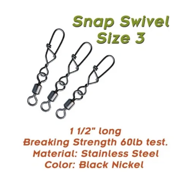 Torpedo Snap Swivel 20 pk