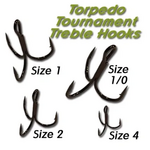 Torpedo Tournament Treble Hook 10pk