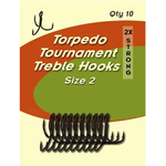 Torpedo Tournament Treble Hook 10pk