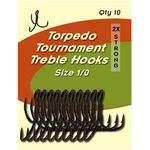 Torpedo Tournament Treble Hook 10pk