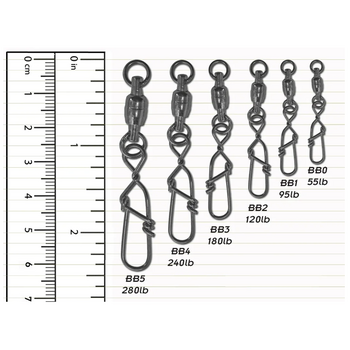 Torpedo Premium Ball Bearing Swivel 10pk