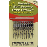 Torpedo Premium Ball Bearing Swivel 10pk