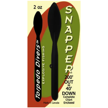 Torpedo Torpedo Diver Snapper 2oz Black