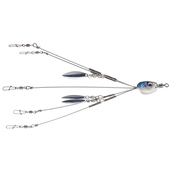 6th Sense Divine 5-Wire 4-Blade Umbrella Rig 5.5" 4K Shad