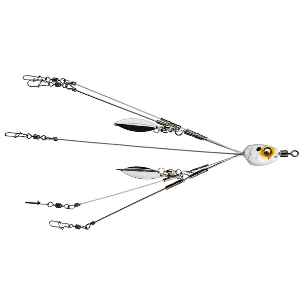 6th Sense Divine 5-Wire 4-Blade Umbrella Rig 6.5" Spanish Pearl