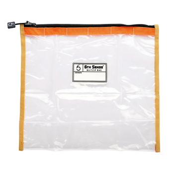 6th Sense BaitZip Pro Bag. 12" x 10" Creamsicle