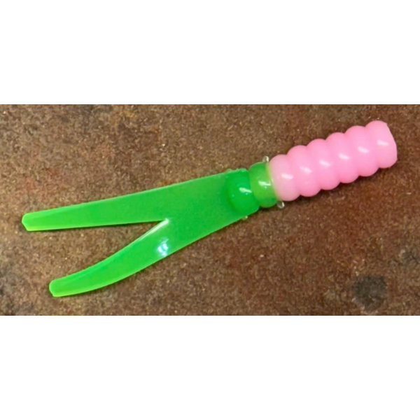 HR Baits 2" Split Fork Tail 15ct Floating