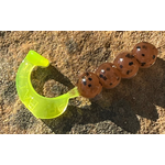 H R Baits 2" Paddle  Tail Grubs 15 ct  Per Bag