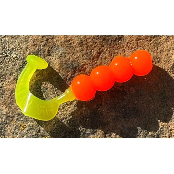 H R Baits 2" Paddle  Tail Grubs 15 ct  Per Bag