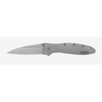 Kershaw Sandvik 1660 high-performance stainless steel blade holds its edge