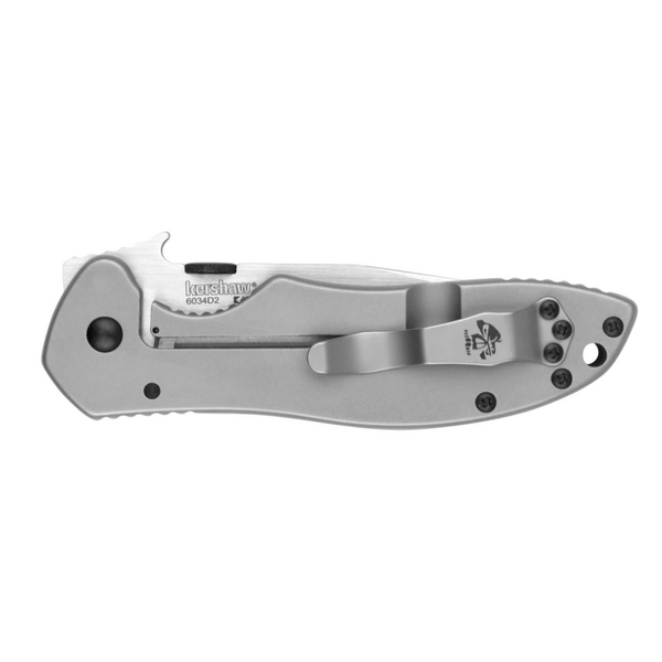 Kershaw Kershaw CQC-6K Framelock Folding Knife Wave Opening D2 Stonewash G10 Black