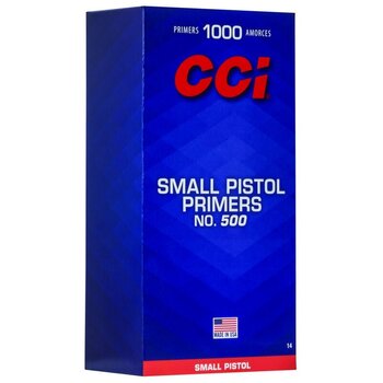 CCI #500 Small Pistol Primers Box of 1000