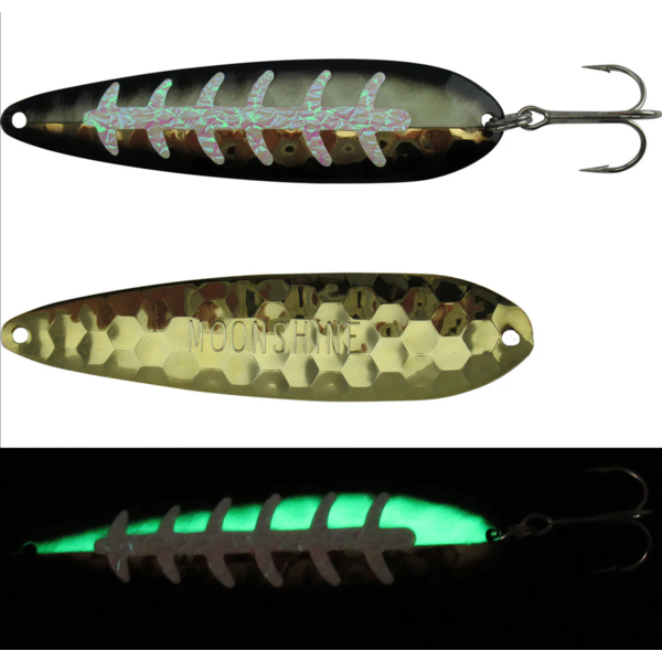 Moonshine Lures Moonshine Lures Half Moon Magnum 4.5" Spoon