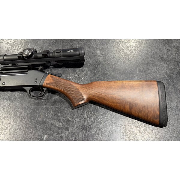 Henry H15 Single Shot 44 Rem Mag 22" Single Shot w/Hawke 1-4 Scope