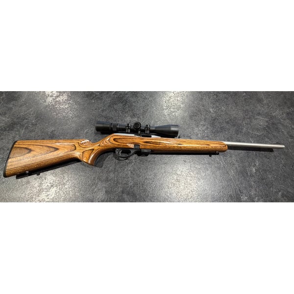 Remington 597 22 LR Stainless Semi Auto w/Weaver 3-9 Scope