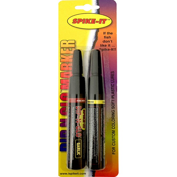 Spike-It  Dip-N-Glo Soft Plastic Marker 2pk