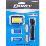 Dorcy 7 Led Headlight/Flashlight Combo Pack
