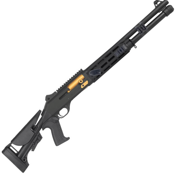 TacOp Pro Semi-Auto Shotgun, 12 Gauge, 3" Chamber, 18.5” Barrel, Black, 5+1