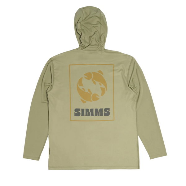 Simms Men's Tech Hoody. Willow Trout Gemini