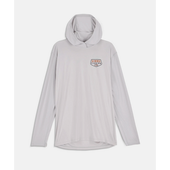 Simms Men's Tech Hoody. Overcast Abstract Bass