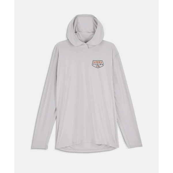 Simms Men's Tech Hoody. Overcast Abstract Bass