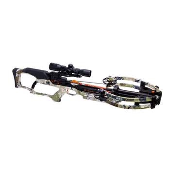 Ravin R8 Crossbow Package  High  Performance Hunting Crossbow with Helicoil Technology, Crank Handle, and Illuminated Scope; Lightweight