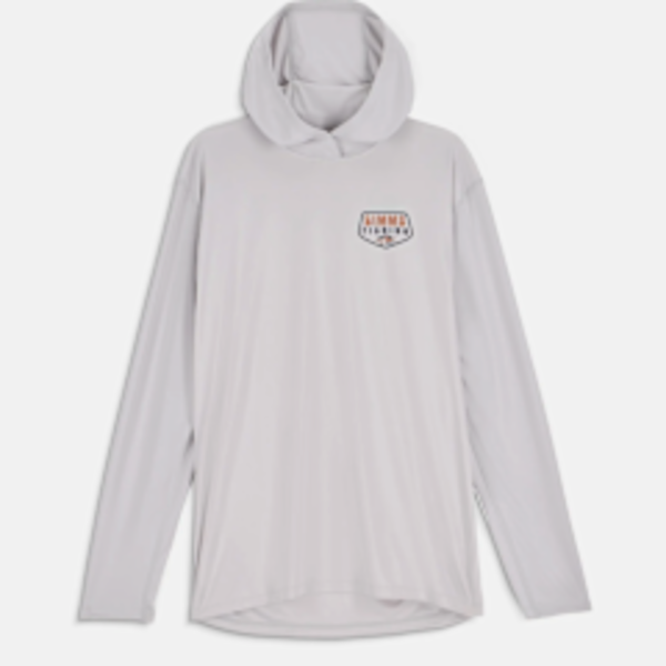 Simms Men's Tech Hoody. Overcast Abstract Bass