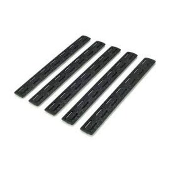 BCM M-Lok Rail Panel Kit 5.50” 5-Pack, BLK