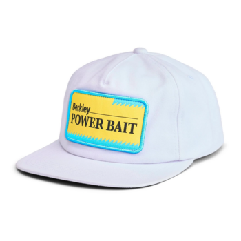 Berkley PowerBait Vintage Snapback Hat. White