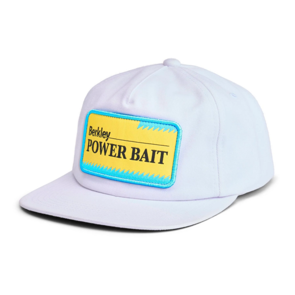Berkley PowerBait Vintage Snapback Hat. White