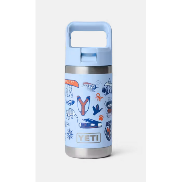 Yeti Rambler Jr 355mL Kids Water Bottle w/Color Match Straw Cap