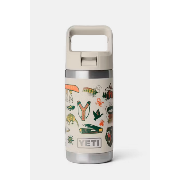 Yeti Rambler Jr 355mL Kids Water Bottle w/Color Match Straw Cap