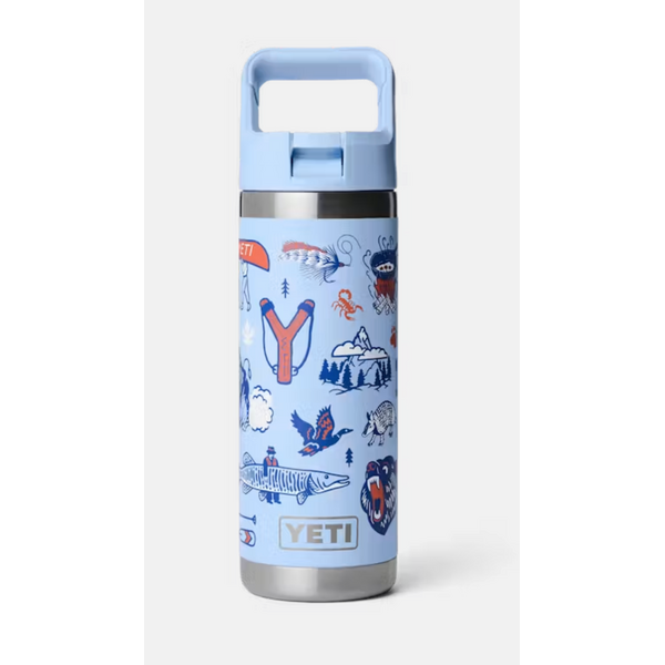 Yeti Rambler 532ML Bottle With Colour Matched Straw