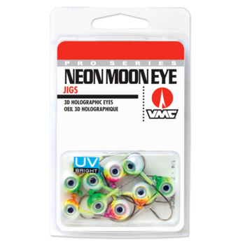 VMC Neon Moon Eye Jig UV Kit 1/4oz Assorted 10-pk
