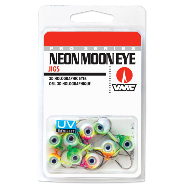 VMC Neon Moon Eye Jig UV Kit 1/4oz Assorted 10-pk