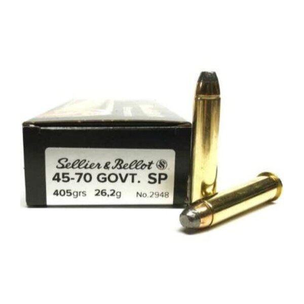 Sellier & Bellot Sellier & Bellot 45-70 Govt. 405gr Soft Point Ammunition Box of 20