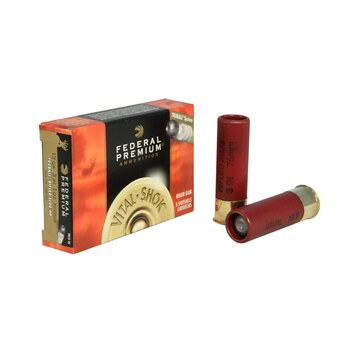Federal Premium Vital-Shok Ammunition 12 Gauge 3" 1 oz TruBall Hollow Point Rifled Slug Box of 5