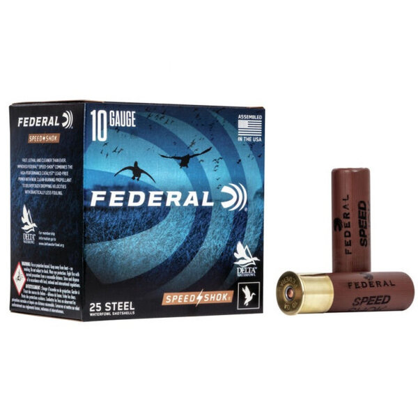 Federal Federal 10ga 3.5" 1.5 OZ #2  Speed-Shok Waterfowl Ammunition