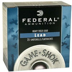 Federal Federal  Game-Shok 12 Gauge, 2-3/4", 1-1/8 oz, 1255 fps, #4 Lead Shot Box of 25