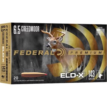 Federal Federal  ELD-X 6.5 Creedmoor 143gr Ammunition