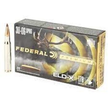 Federal Federal P3006ELDX1 30-06 Cal 175 gr Extremely Low Drag-eXpanding (ELD-X) 20 Bx