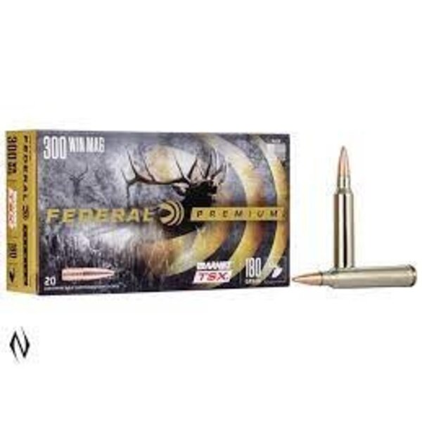 Federal Premium Vital-Shok Ammo 300 Win Mag 180gr Barnes TSX